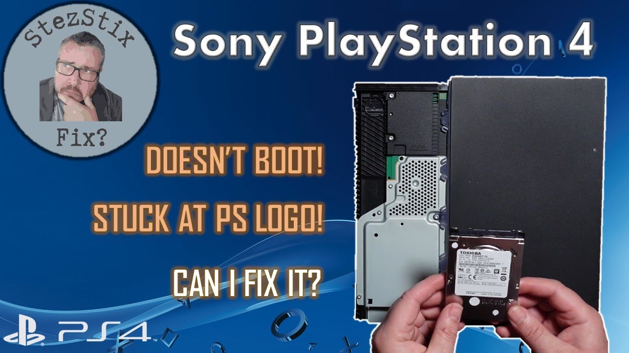 This early PS4 gets stuck at the PS logo and won't boot!  Can I Fix It?