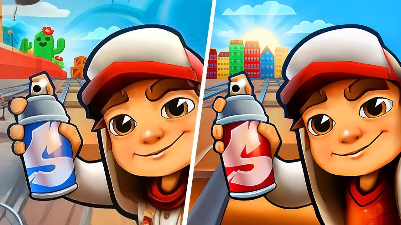 Subway Surfers San Francisco 🆚 Subway Surfers Bali, Subway Surfers Map Comparison
