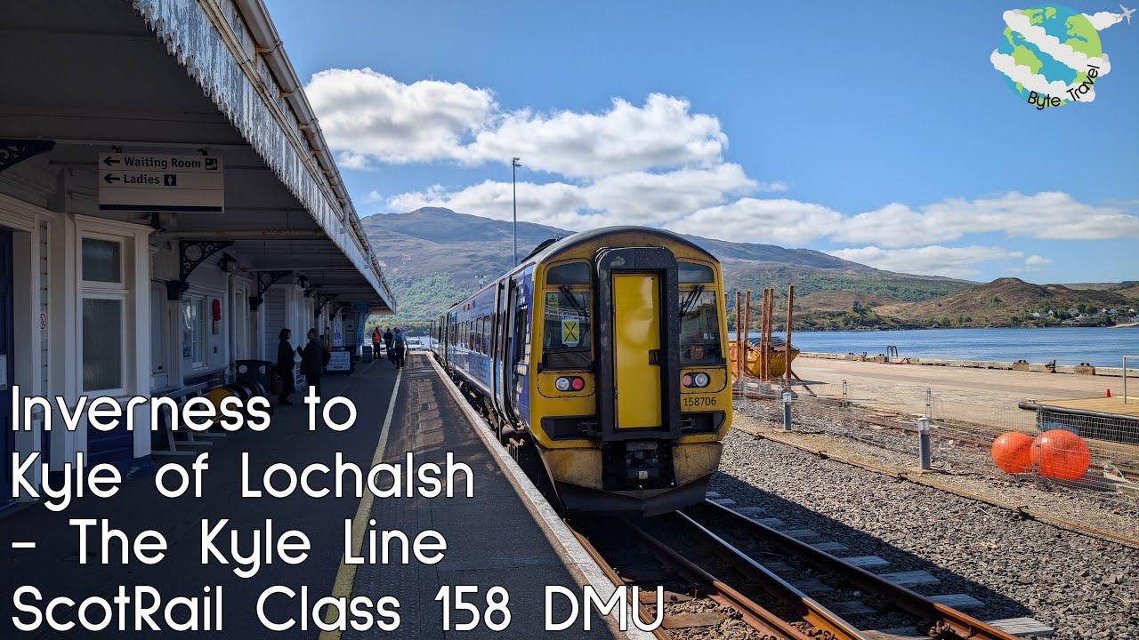 Inverness to Kyle of Lochalsh Incredibly Scenic Train Journey | ScotRail Class 158