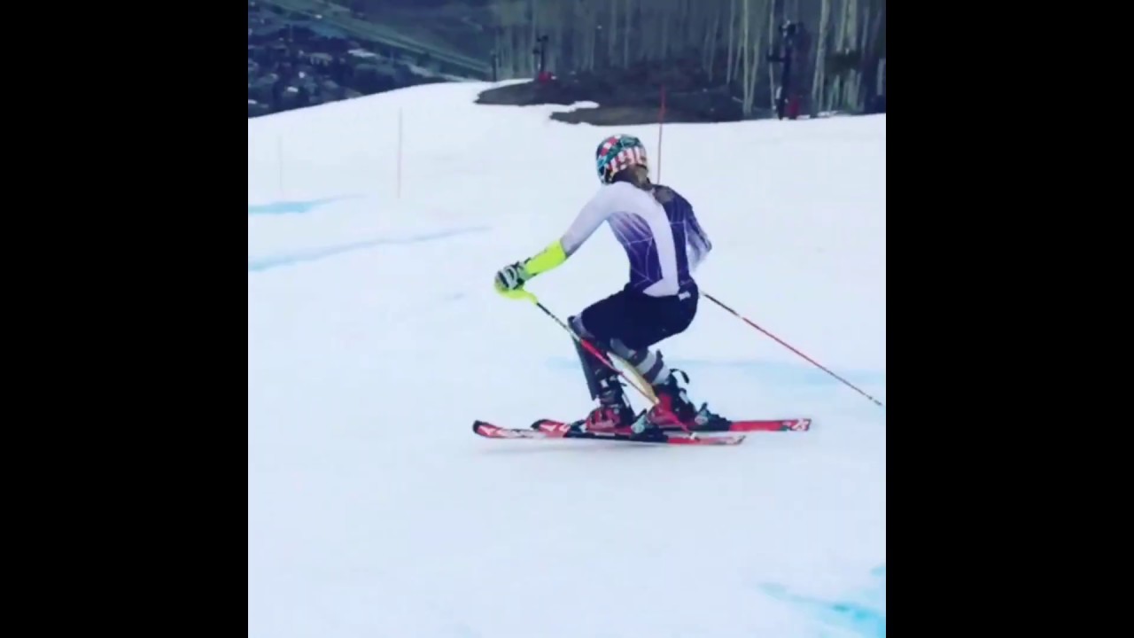 WORLD CUP SKI RACERS SLALOM TRAINING 5