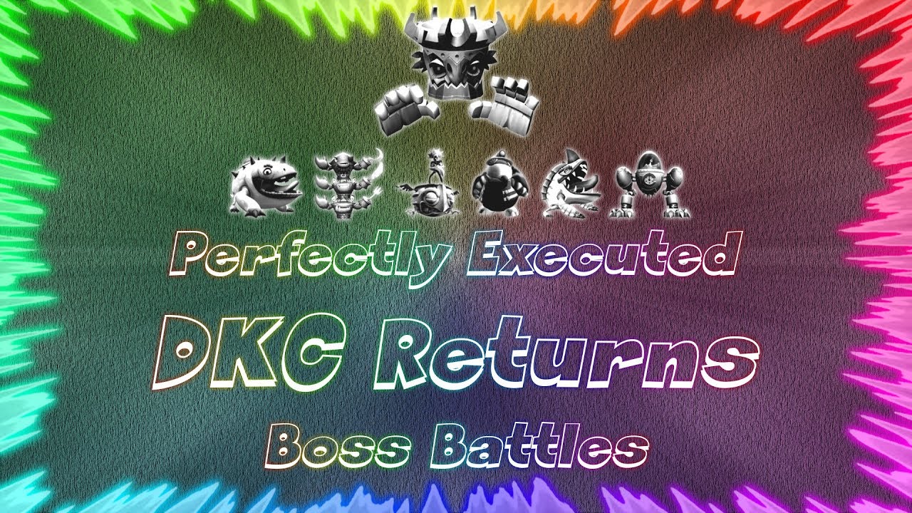 Donkey Kong Country Returns ★ Perfectly Executed Boss Battles