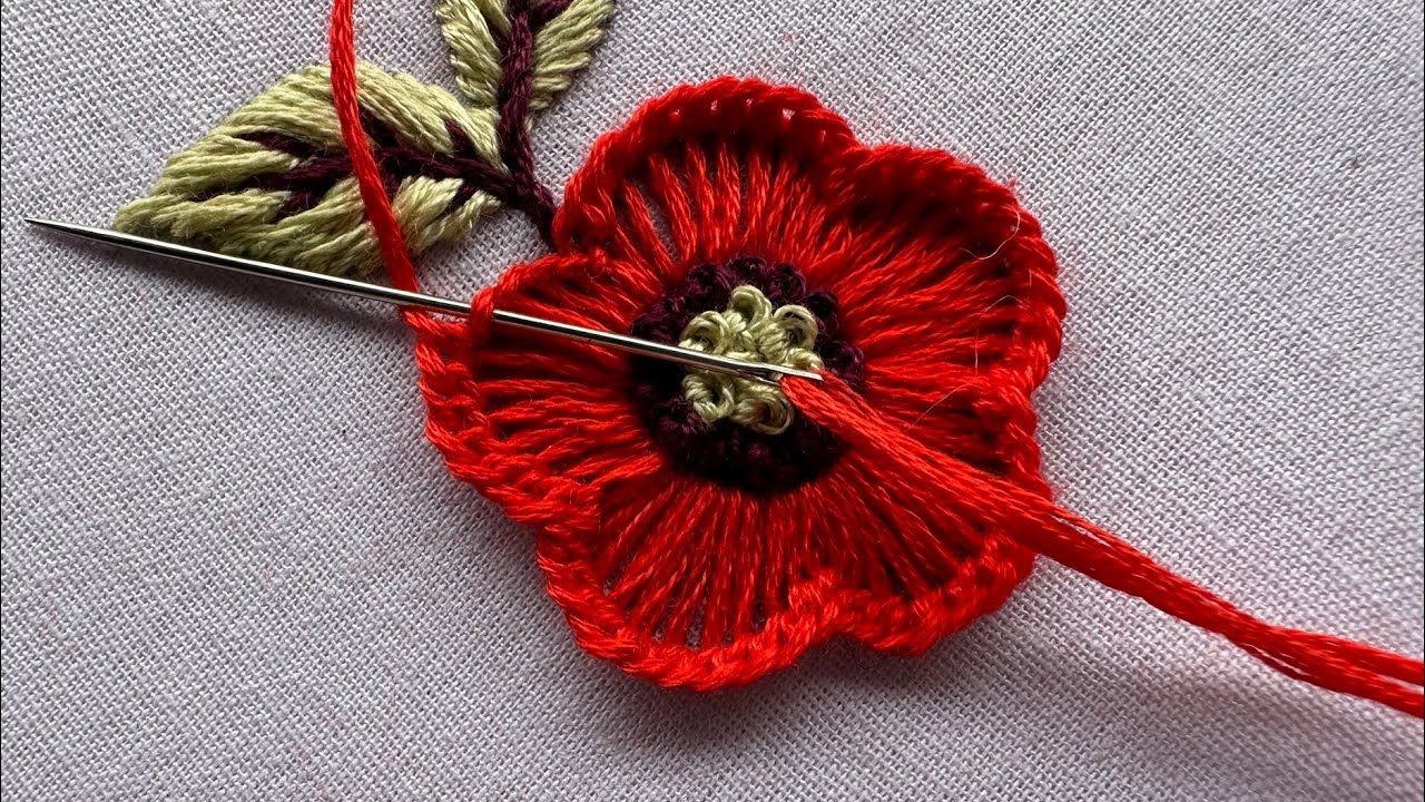 Super splendid hand embroidery design|embroidery flower design|3d embroidery design
