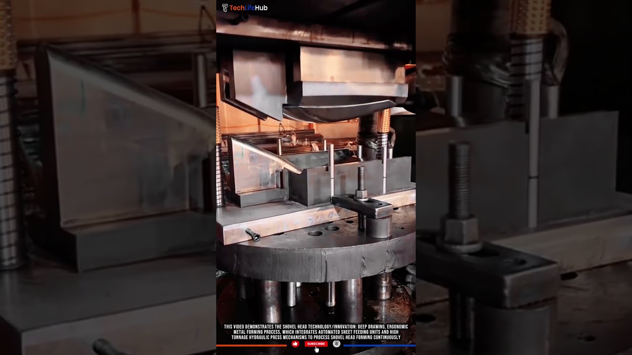 Shovel Head Innovation: Deep Drawing, Ergonomic Metal Forming Process #tech