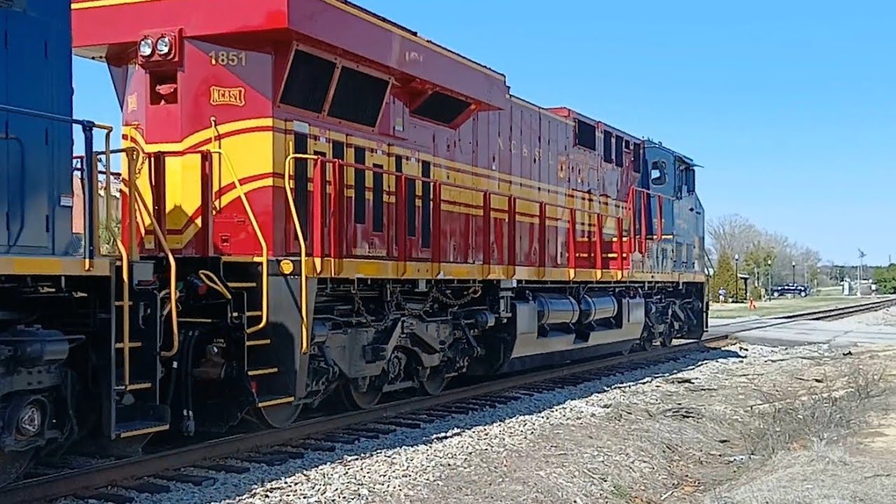 CSXT 1851(NC&STL Heritage Unit) Leads CSX Train L657 At North SC On The Columbia Subdivision 