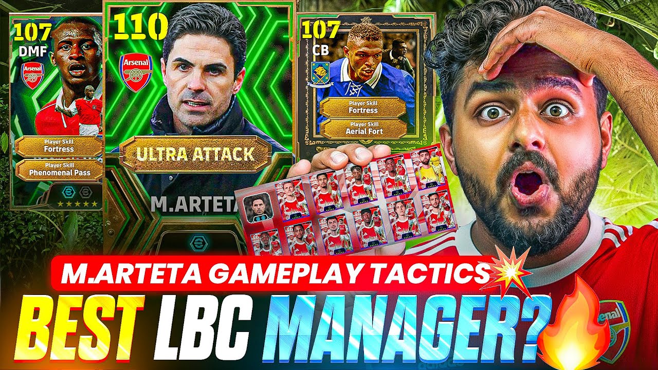UNBEATABLE MANAGER💥 - MIKEL ARTETA🔥 1,500 COINS LBC MANAGER?🤯 89 POSSESSION with FULL ARSENAL SQUAD🥶