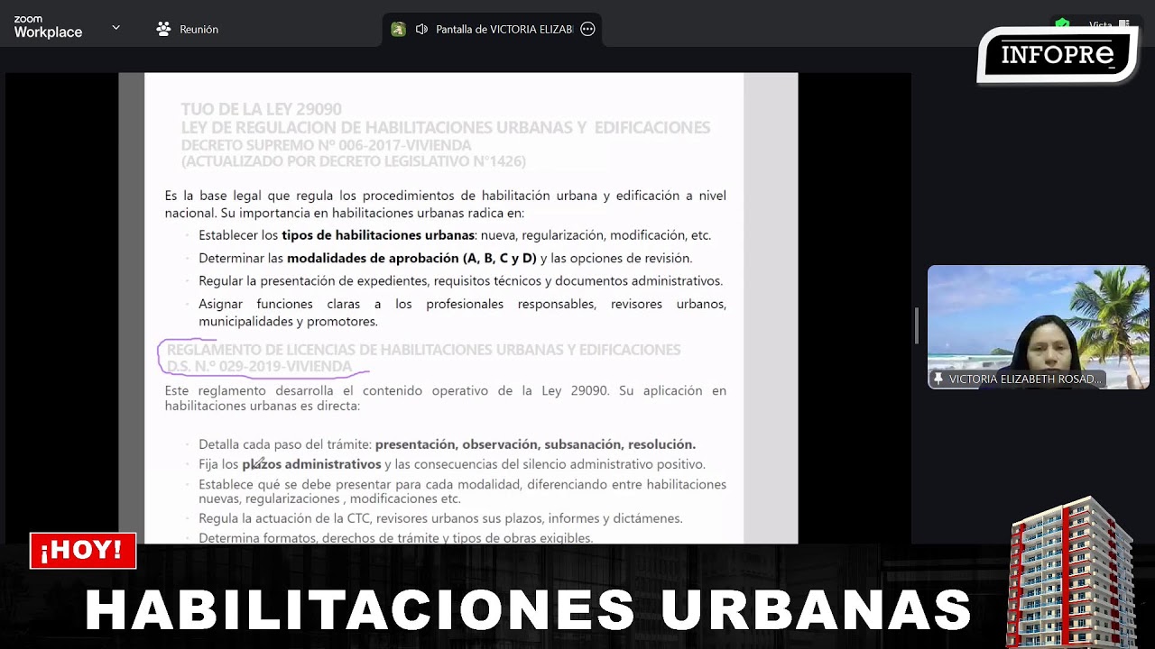INFOPRE - Habilitaciones urbanas