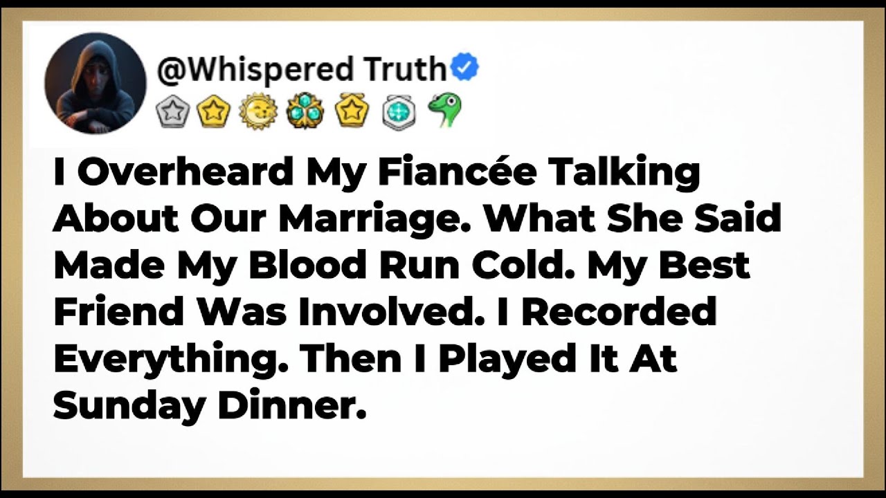 I Recorded My Fiancée Planning To Divorce Me For Money Then Played It At Her Wedding Shower #reddit