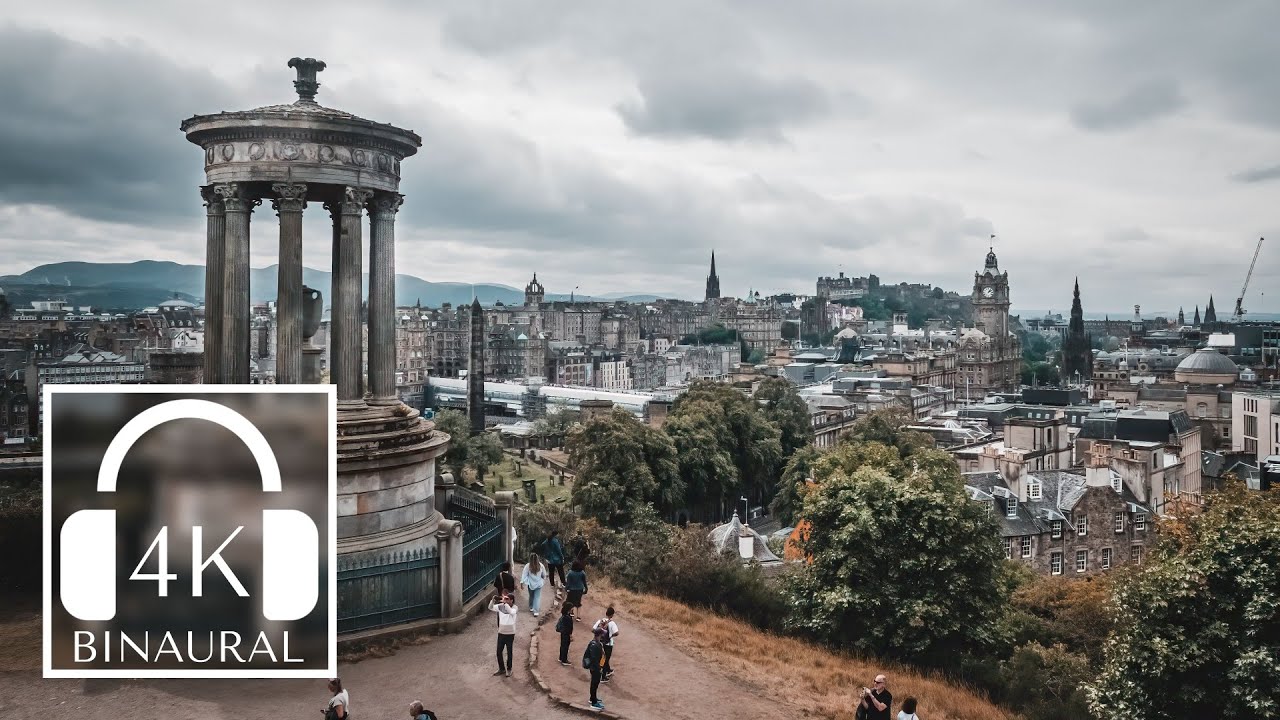 Edinburgh Walk: Calton Hill to Princes Street 🏛️ Viewpoints, Crowds & Cobblestones 🌥️