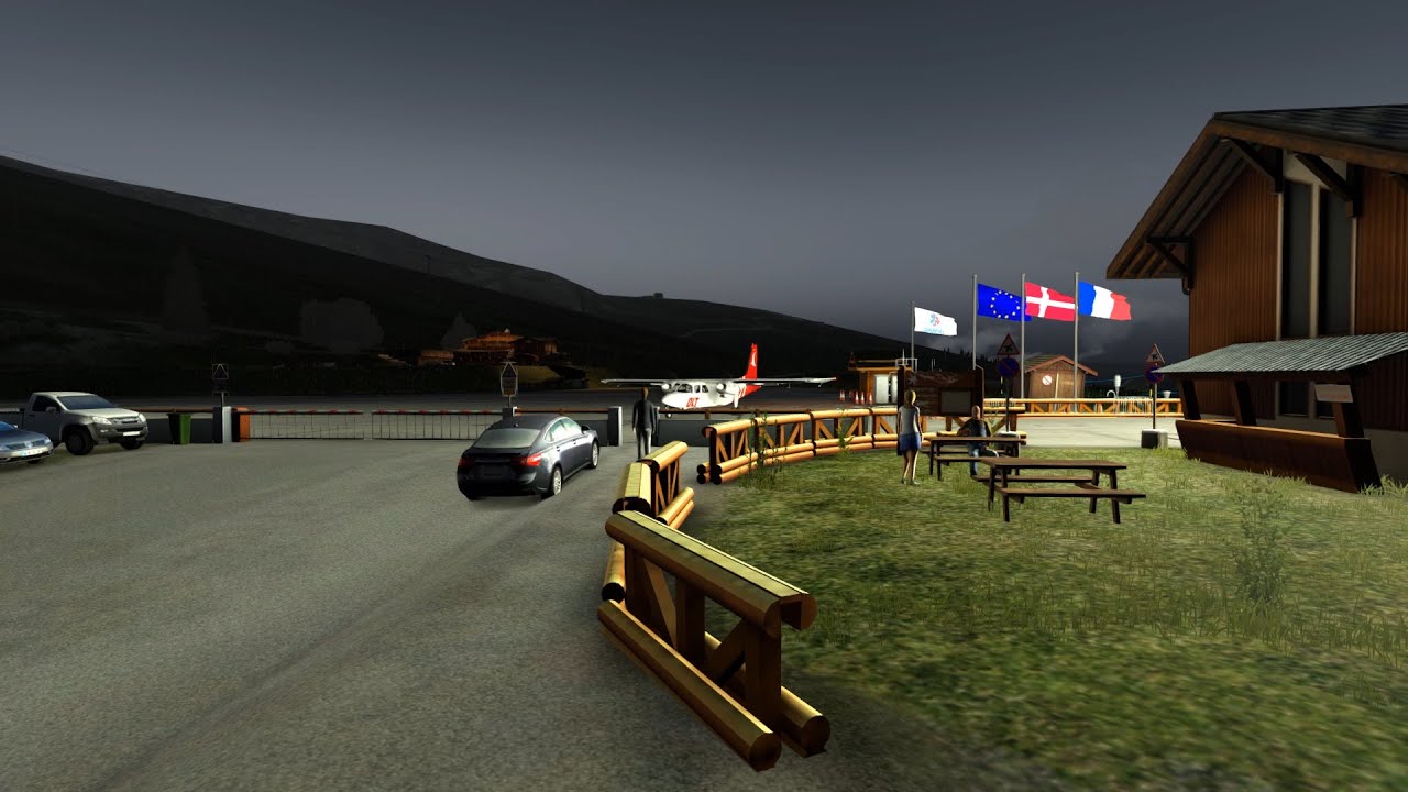 Mérivel LFKX - Courchevel Altiport LFLJ with BN-2 Islander v1.01
