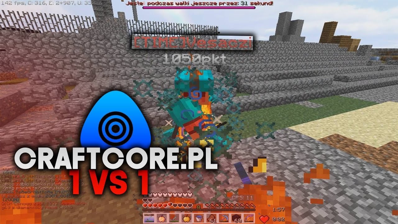 CraftCore.pl || 1vs1 || CreguuiTV vs Vesaczi || +txt pvp!