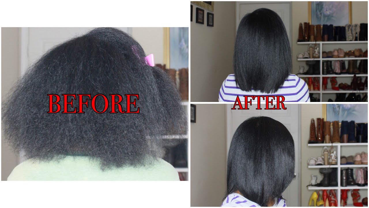 How To: Straighten Natural Hair Like A Pro Remix