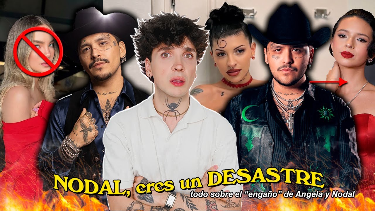 EXPONIENDO la TERRIBLE vida amorosa de Christian Nodal...TODO sobre su relación con Ángela Aguilar
