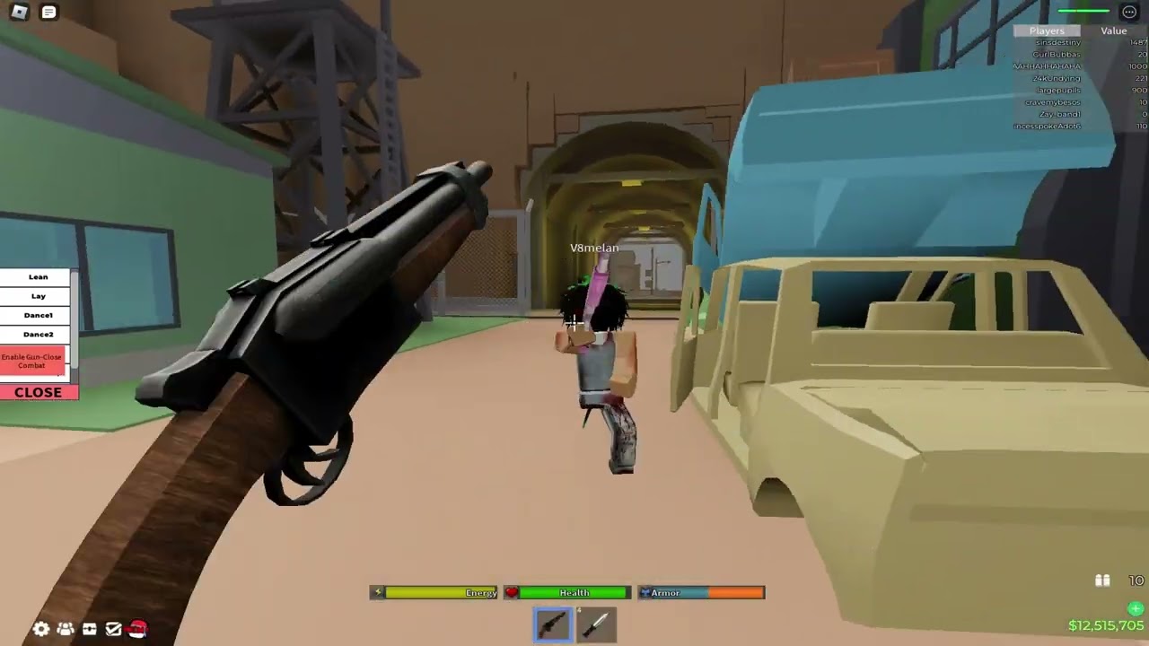 Raiding as a Star Player in Da Hood..
