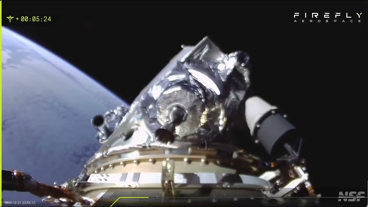 🚀 Lan&ccedil;amento Firefly aerospace foguete ALFHA levando Sat Teste 🌍 completo