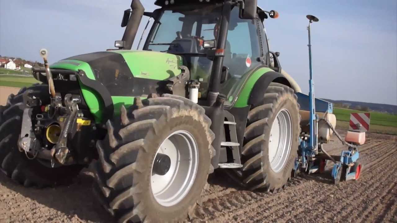 Maislegen mit Deutz-Fahr Agrotron TTV 620