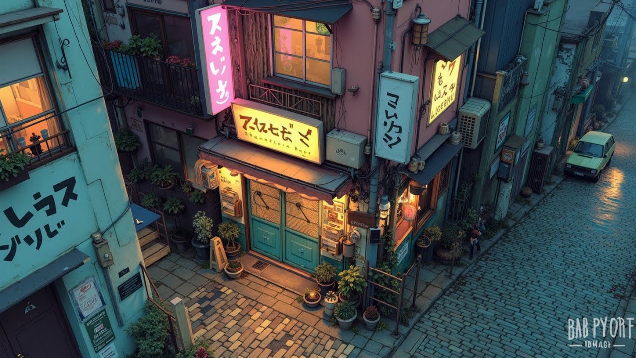 Lofi Chill Музыка для Ночных Размышлений в Токио – Мирная Атмосфера | Сон, Спокойствие, Релакс