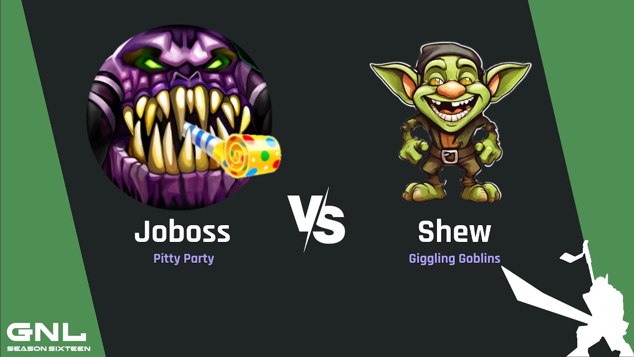 GNL Season 16 Week 2 series - Joboss (PP) vs. Shew (GG) (BO3)
