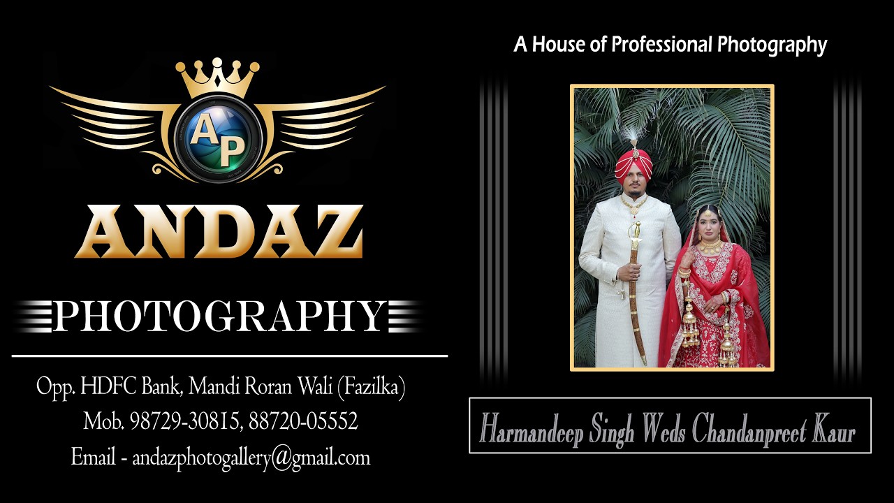Live Wedding Ceremony // Harman Gill & Chandanpreet  // Andaz Photography Mob. 98729-30815