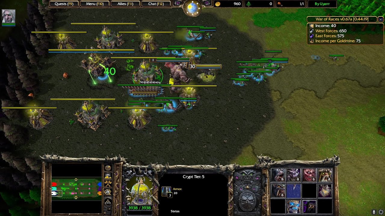 Warcraft 3 Reforged - War of Races v0.67a (Undead)