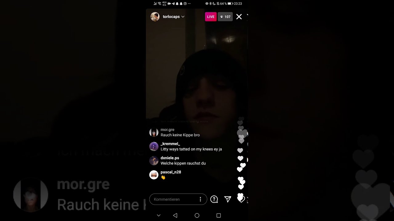 ⭕ beleidigt Zuschauer + tlow am viben ⭕ Instagram Livestream von tlow