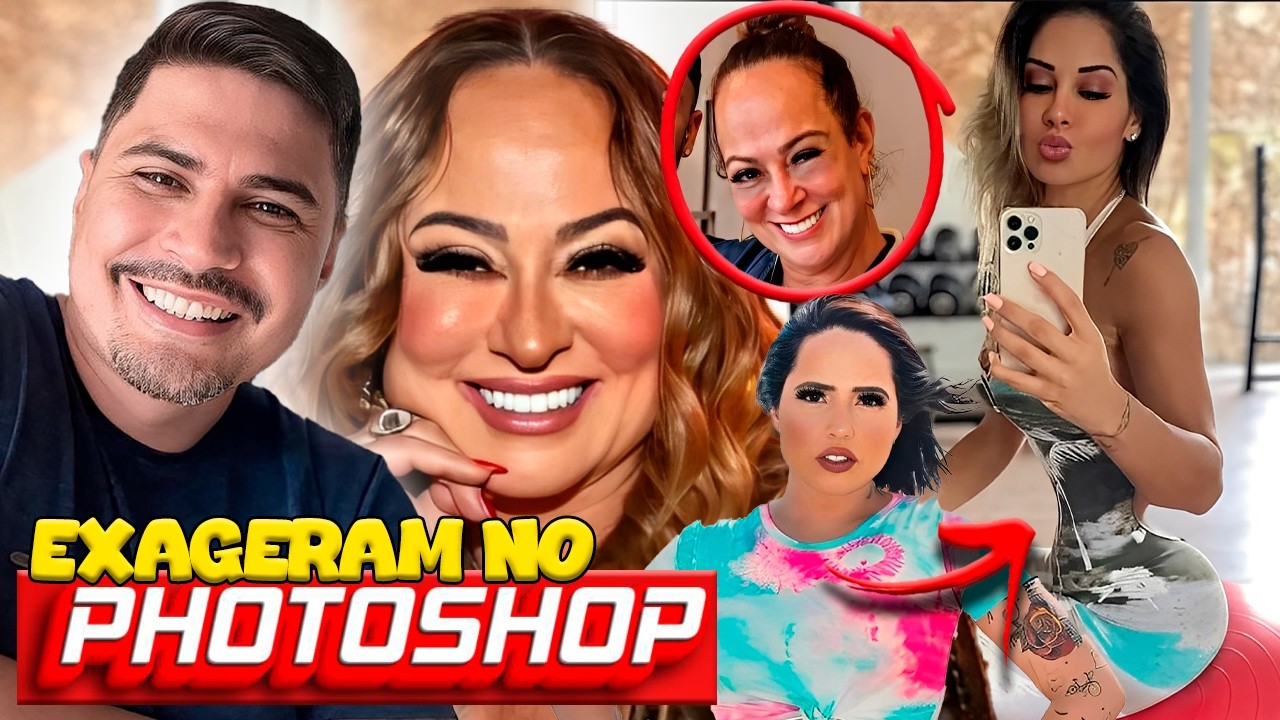 FAMOSOS ABUSANDO DO PHOTOSHOP