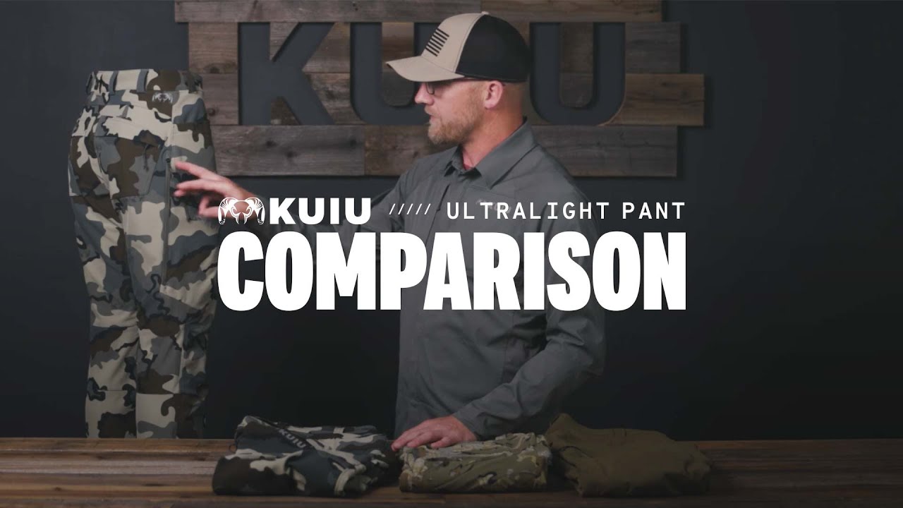 KUIU Lightest Weight Pants Comparison Guide