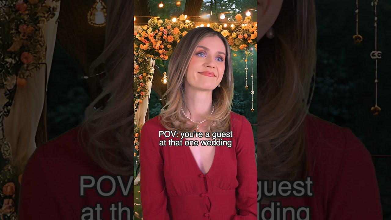 when you're a guest at that one wedding..