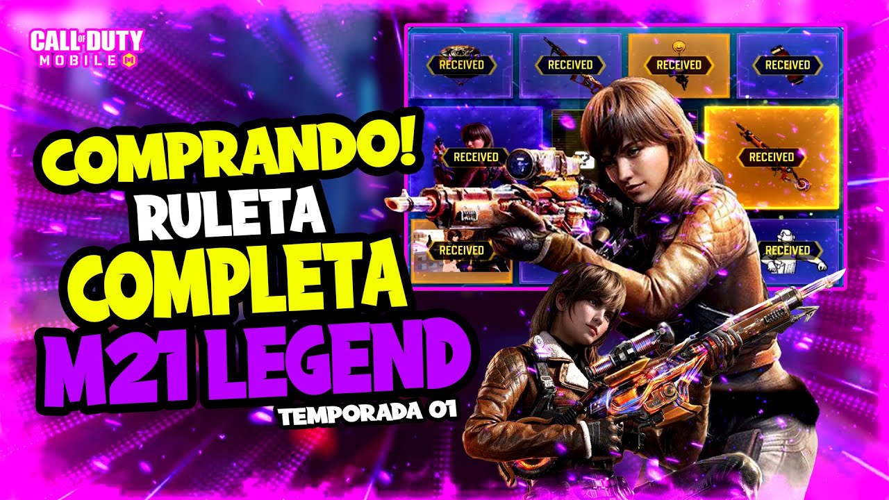 M 21 Legendaria | COMPRANDO ruleta completa | TODO SALE MAL 😨😥| Full Draw | COD MOBILE ✅