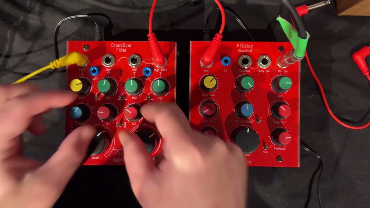 Bugbrand - Pings, Sweeps and Feedback with the Crossover Filter and PT Delay 