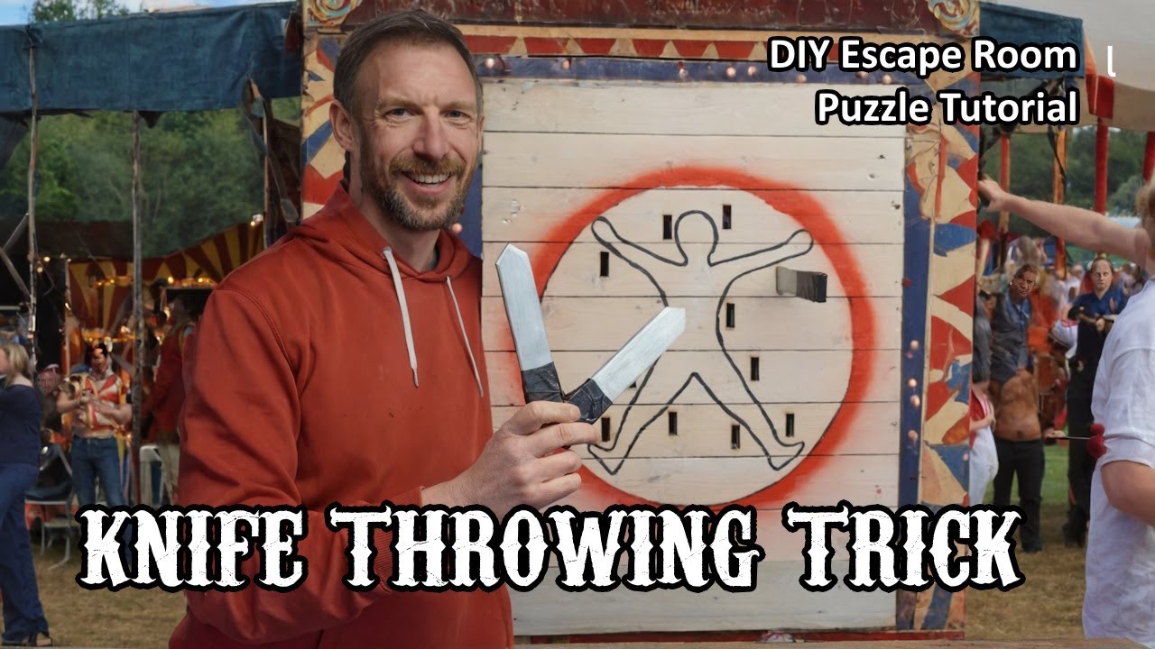 Build Your Own Knife Throwing Escape Room Carnival Game