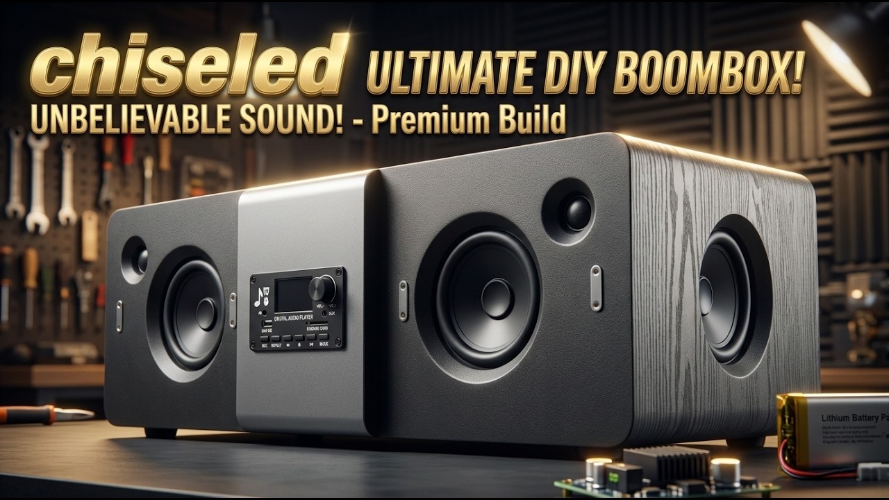 DIY Build 350W Hi-Res Wireless Bluetooth Speaker #tpa3255 #tpa3251