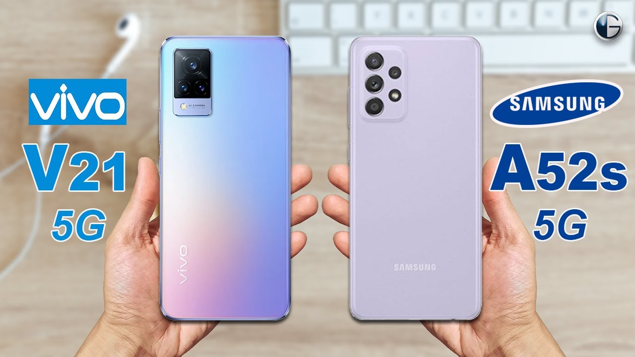 VIVO V21 5G vs SAMSUNG GALAXY A52s 5G || Full Specs Comparison