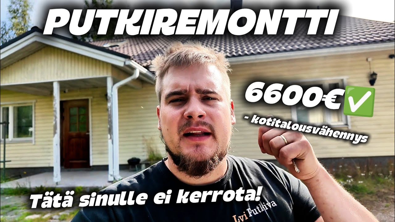 TEHDÄÄN OKT PUTKIREMONTTI 6600€! TÄTÄ SINULLE EI KERROTA...