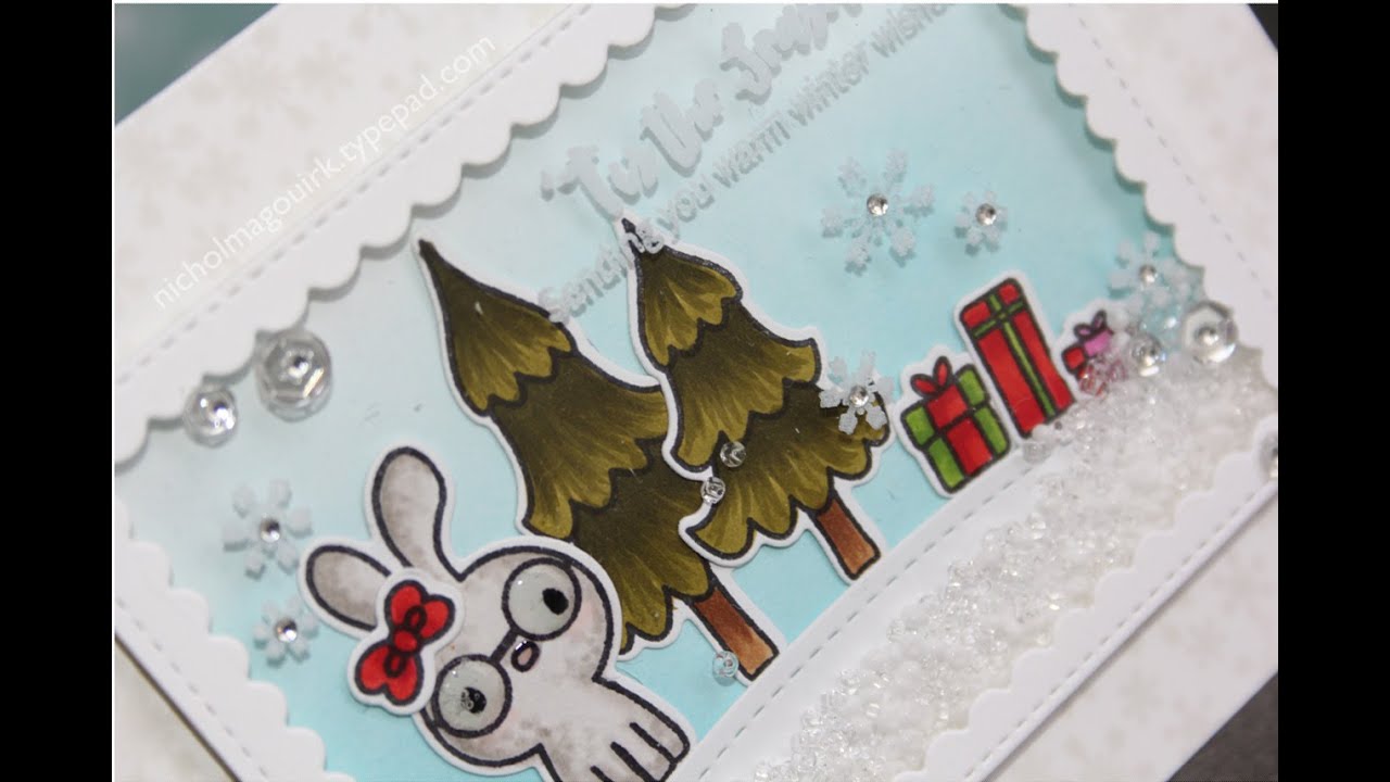 Pretty Pink Posh November Release Blog Hop | Holiday Pals Shaker Card