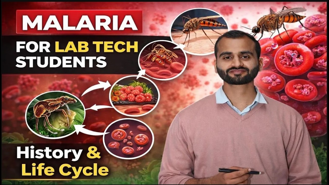 Complete Malaria Concept Part-2 |  Pathogenesis & Lab diagnosis | For Lab Technician Students