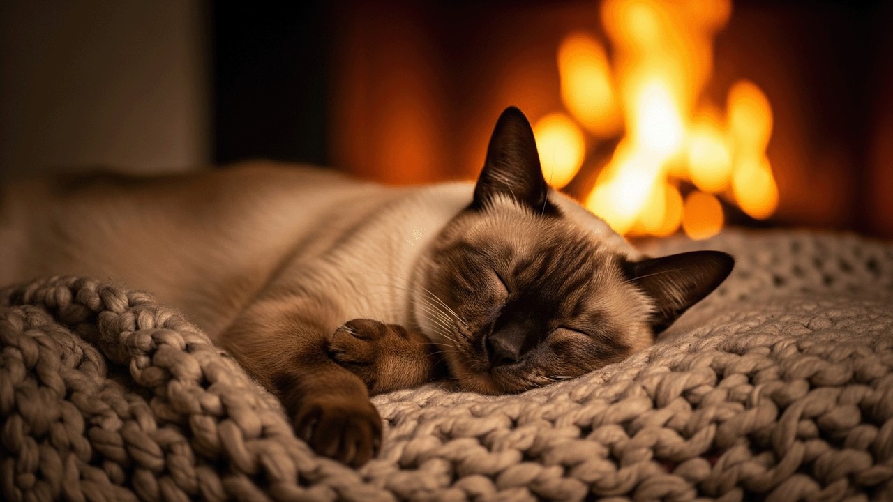 Soft Piano Nights for Cats | Calm Sleep and Gentle Relaxation