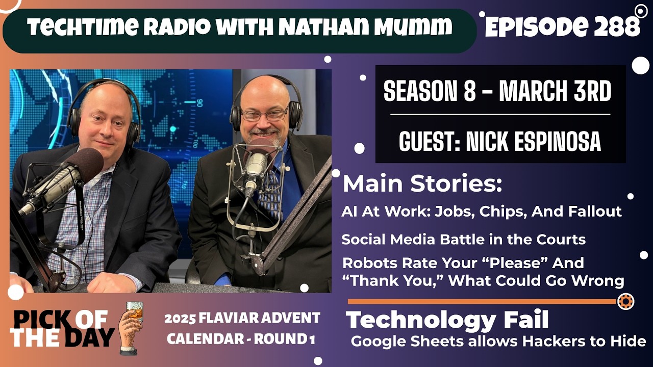 288: AI Reshapes Tech as Burger King Tests AI Scoring Headsets, Guest Nick Espinosa Joins the Show.