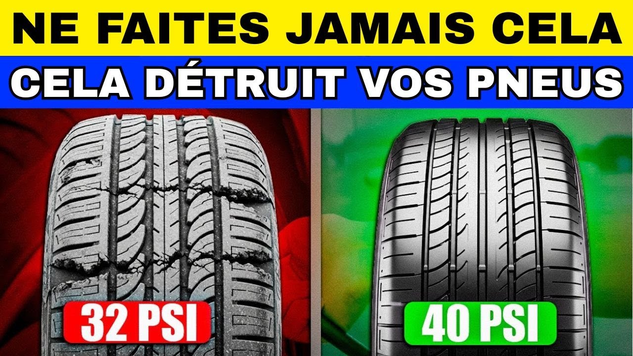 ARRÊTEZ de régler la PRESSION des pneus à 32 PSI ! (Vous détruisez votre voiture)