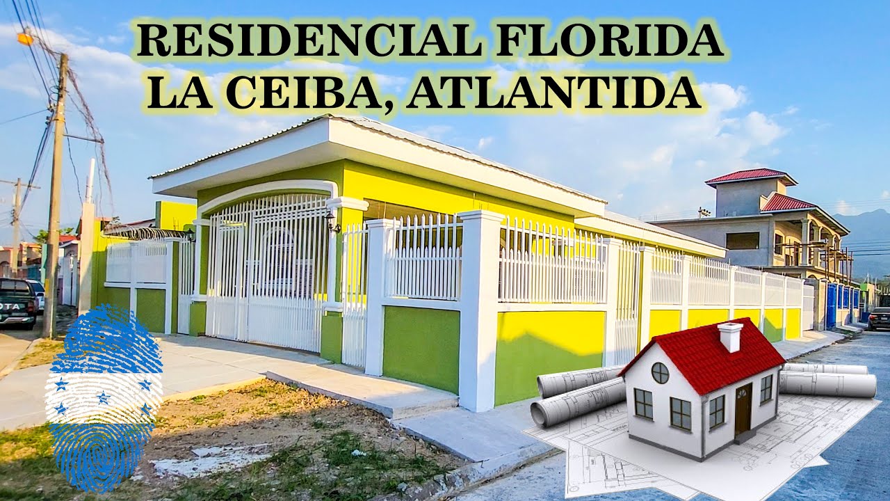 Nuevo Diseño de Casas - Residencial Florida - La Ceiba, Atlantida, Honduras