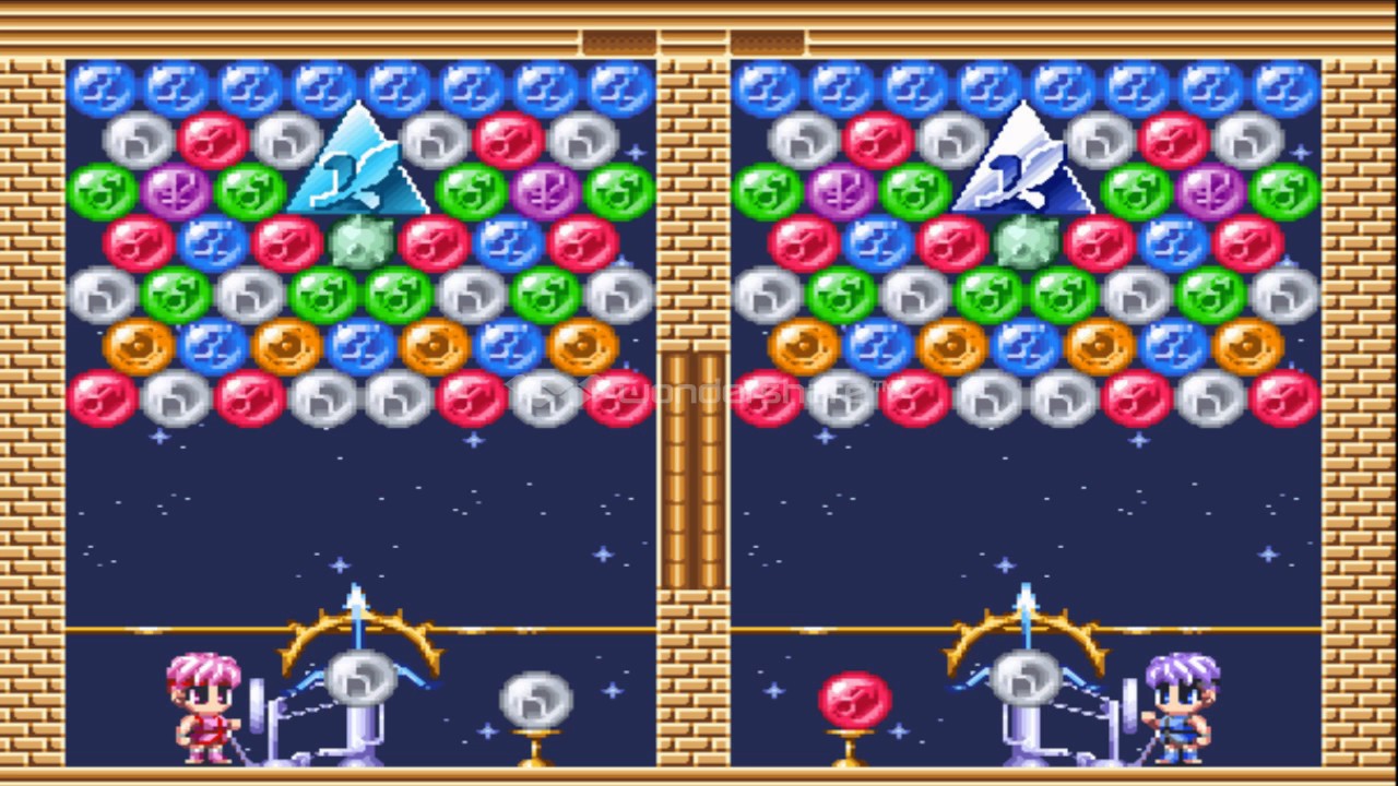 Puzzle de Pon! Neo Geo Music  Tow  Player  Battle