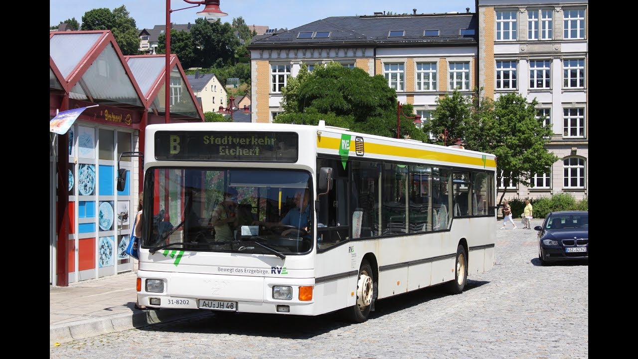 Sound eines MAN NL 202.2 (252) der RVE Erzgebirge GmbH (Wagen 31-8202/AU-JH 48)