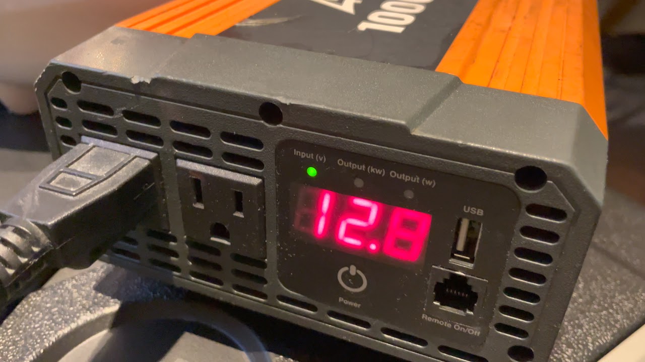Rice cooker on inverter