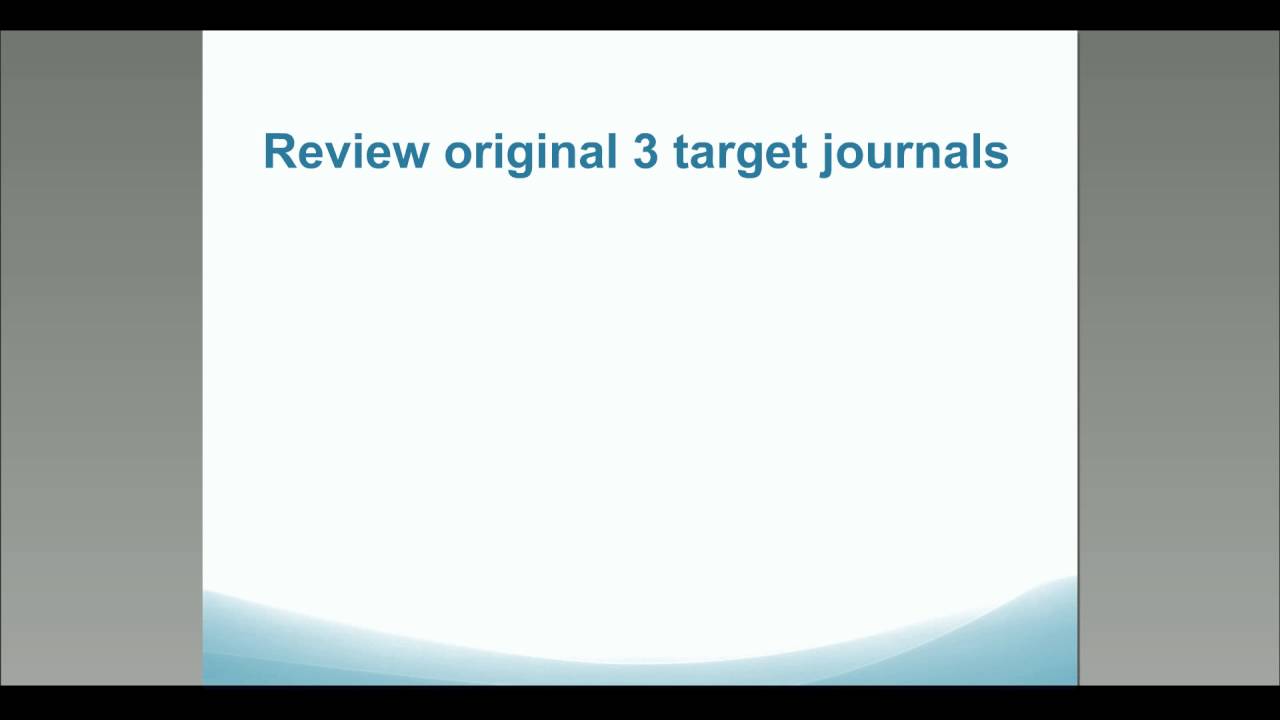 Publishing MMR Webinar - Dr. Michael Fetters