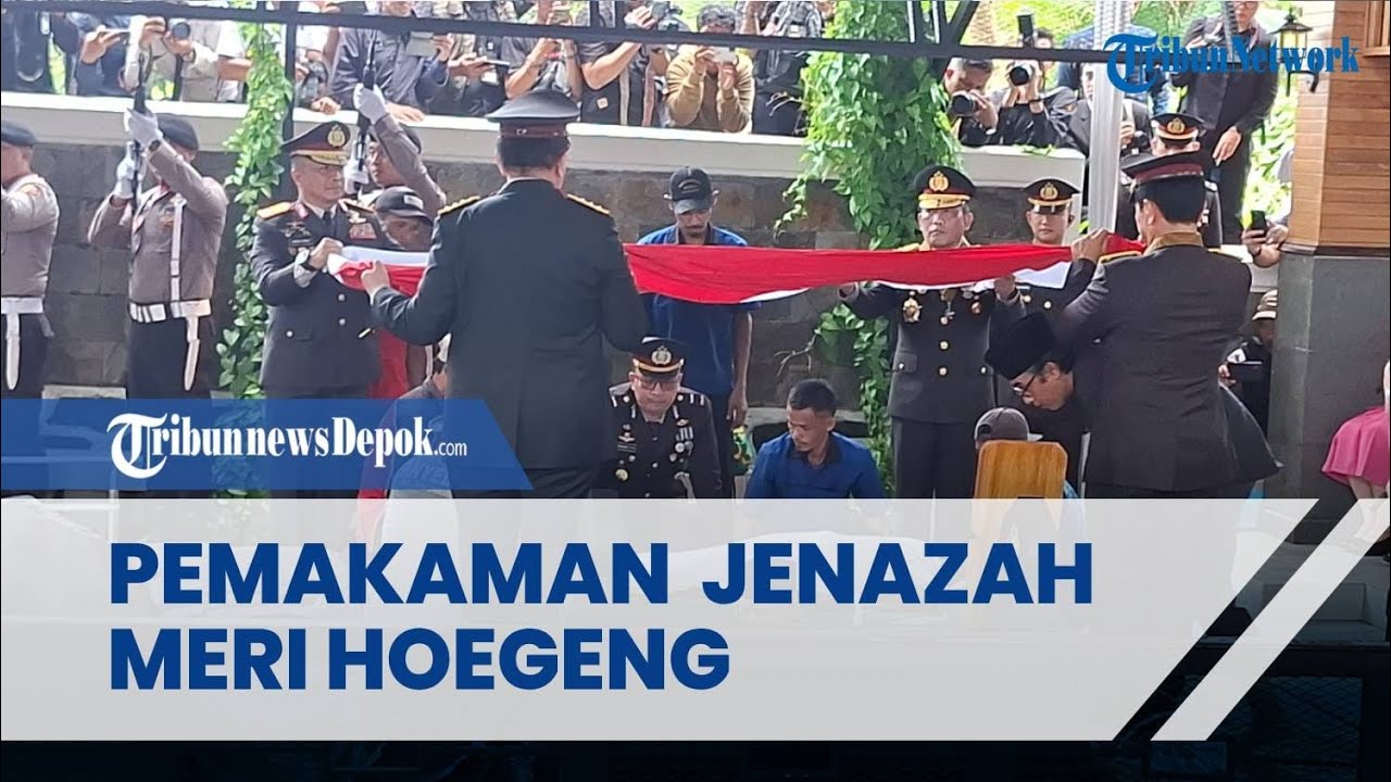 Dihadiri Kapolri, Pemakaman Istri Jenderal Hoegeng di TPBU Giri Tama Bogor Berlangsung Khidmat