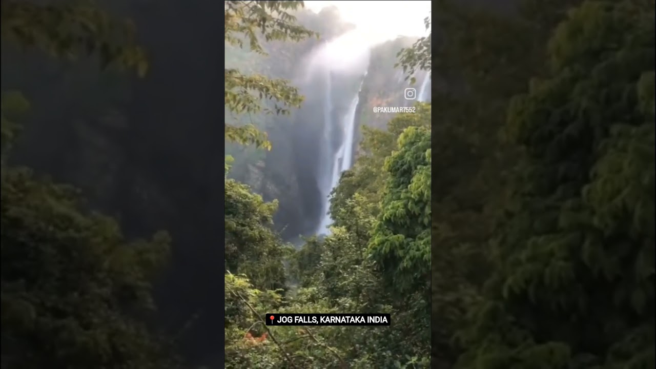 world famous jog falls India..                