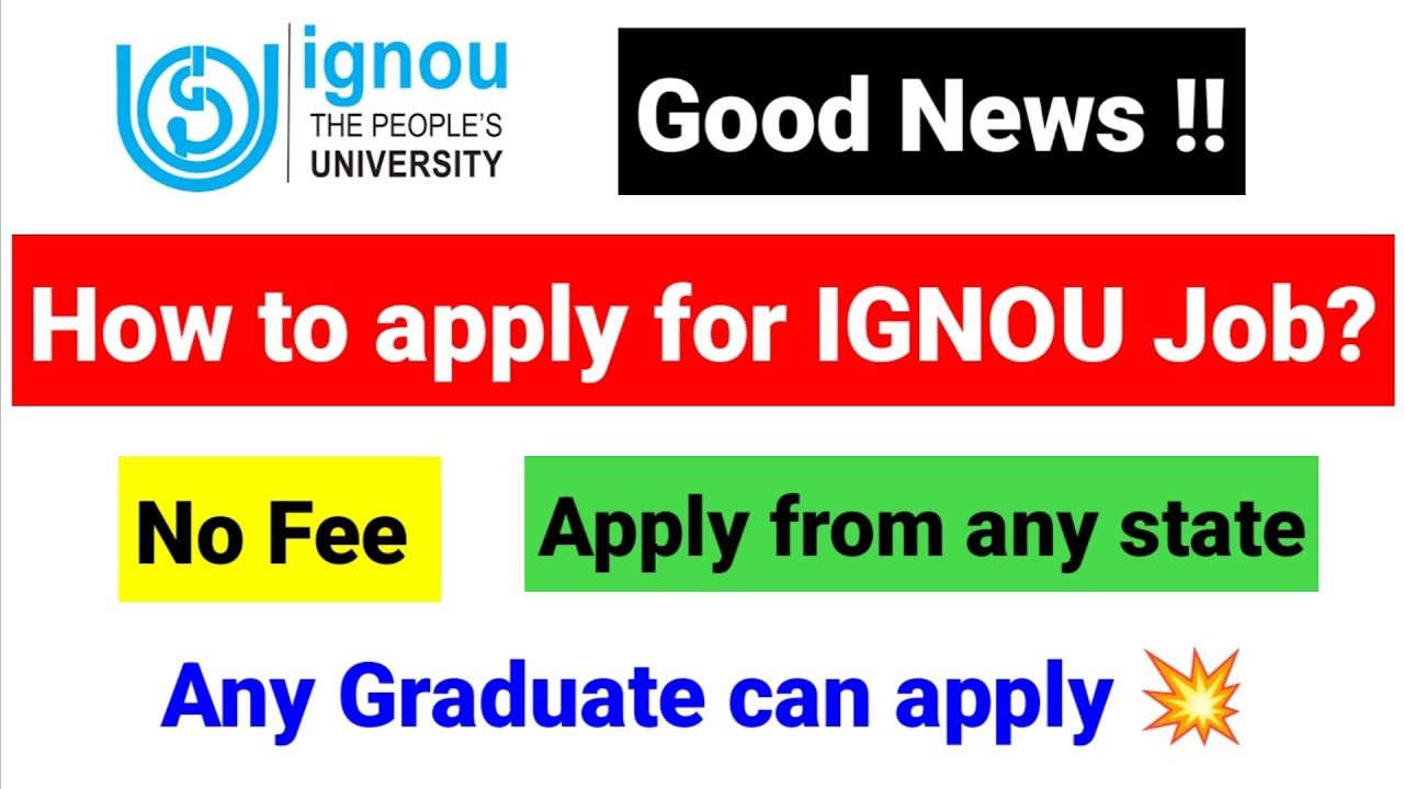 How to apply for IGNOU Permanent Job | IGNOU Job Notification 2022 | IGNOU Placement 2022