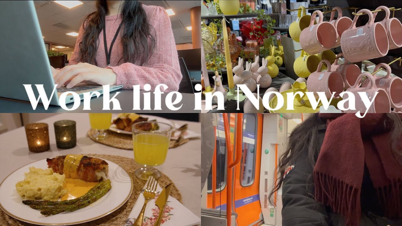 Realistic Life as a 9-5 Office Worker in Norway 👩🏻‍💻| Work-Life Balance