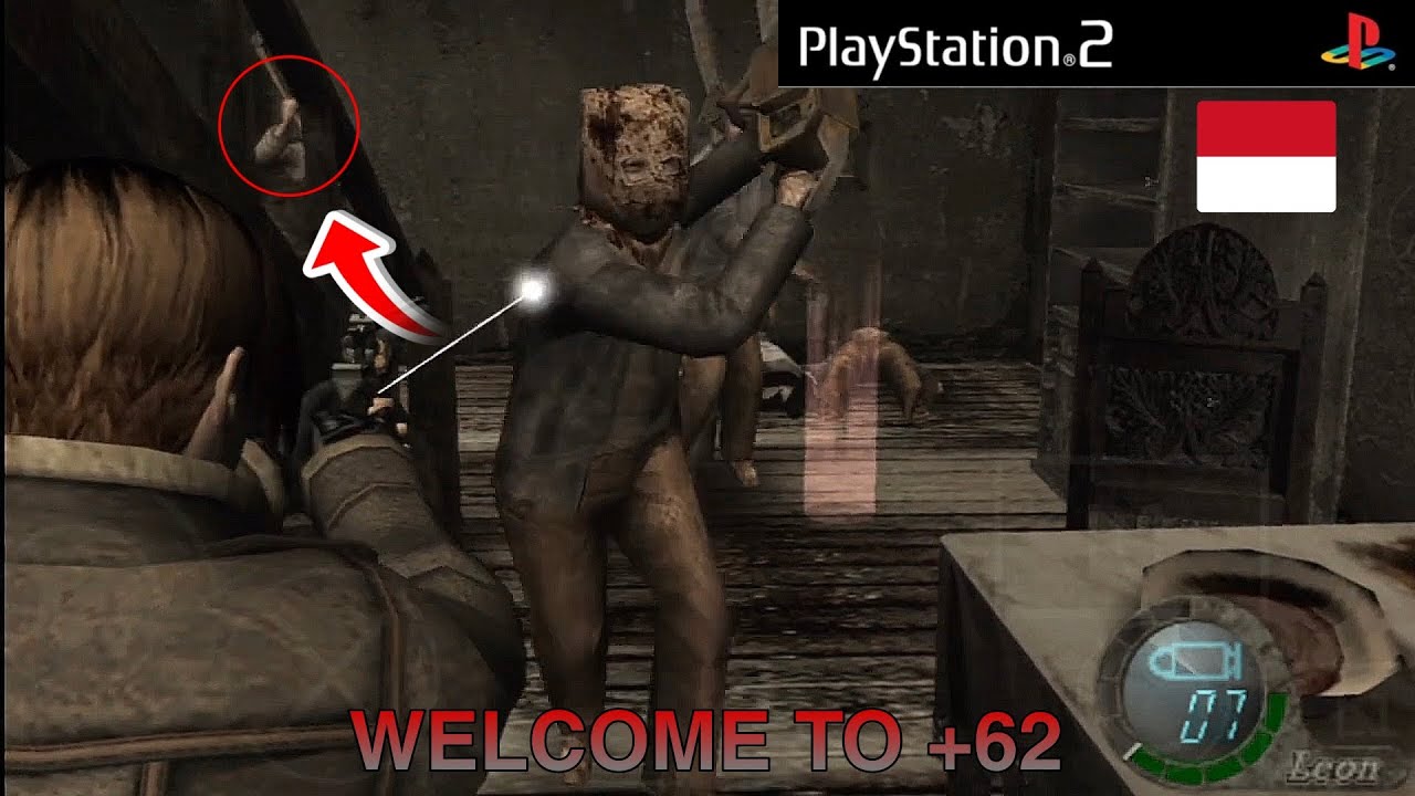 Resident evil 4 Welcome to +62 Reborn PS2 MOD - Gameplay completo en español