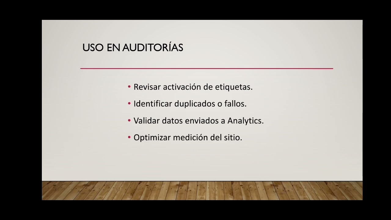 Instalación y datos sobre Google Analytics 