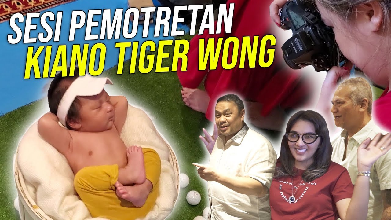 KIANO UDAH JADI SUPERMODEL KAYA MAMAHNYA .. SESI PEMOTRETAN KIANO TIGER WONG !!